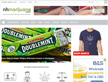 Tablet Screenshot of nhmarijuana.com